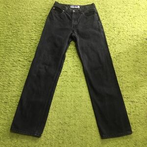 【made in Mexico】90's Americanclothing/OLDNAVY/BLUEJEANS/W30L34/blackdenim/1sttag/REGULARJEAN/FABRIC IN USA/