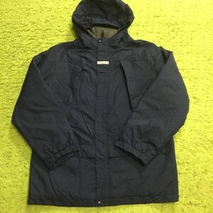 【made in British Hong Kong】90's Americanclothing/LANDS'END/ANORAKJACKET/innerPOLARTEC/sizeL 14-16/MEN'S L/navy/oldtag/状態good/