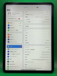 ★激安 iPad Pro 11インチ 第2世代 256GB SIMフリー 最大容量92% 格安SIM可 KDDI ○ MXE42J/A スペースグレー 中古 新古品 ASJ0002 1 