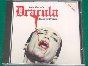 アンディ・ウォーホル映画「処女の生血（Andy Warhol's Dracula) / 悪魔のはらわた（Frankenstein）」サントラ 音楽クラウディオ・ジッツィ