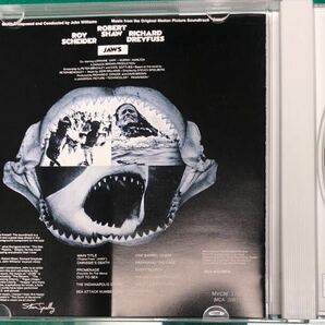 ジョーズ  JAWS オリジナルサウンドトラックCD 帯付 音楽ジョン・ウイリアムスの画像4