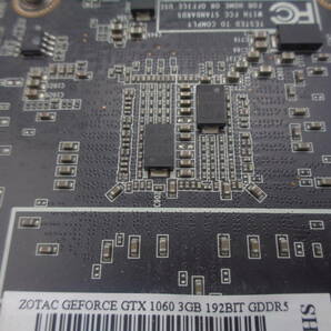 複数入荷 ZOTAC GEFORCE GTX 1060 3GB 192BIT GDDR5 グラフィックボード 中古動作品 (F661)の画像4