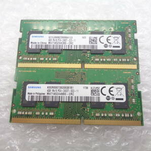 複数入荷 ノートパソコン用メモリ SAMSUNG DDR4 PC4-2400T 4GB ｘ2枚セット 中古動作品(F810)の画像1