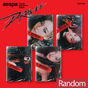 ◆aespa 4th mini album『Drama』Giant Ver. 直筆サイン非売CD◆韓国