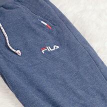 FILA　トレーニングウェア　スウェットパンツ　プリント　刺繍　【M】 ブルー_画像4