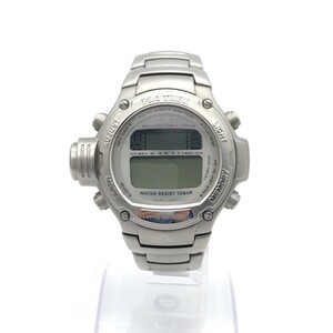 不動品【 CASIO PRO-TREK 腕時計 1871 PRT-3000 】カシオ プロトレック メンズ 腕時計 ツインセンサー デジタル文字盤 チタン 保管品 MN