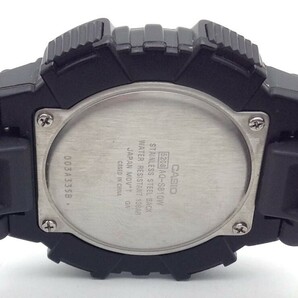 動作品【 CASIO 腕時計 AQ-S810W 】カシオ タフソーラー メンズ 腕時計 デジアナ ブラック×オレンジ文字盤 樹脂バンド MNの画像8