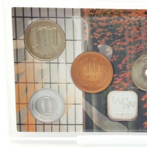 記念硬貨【 2008 Japan Coin Set 】額面666円 2008年 純銀製年銘板 記念貨幣 造幣局 コレクション MNの画像8