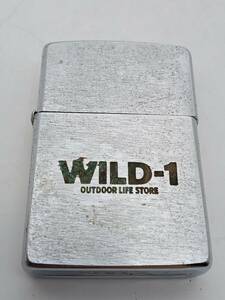 喫煙具【 WILD-1 ZIPPO ジッポライター キャンプ OUTDOOR 】検索用) 煙草 タバコ 嗜好品 レトロ アンティーク 保管品 HT