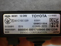 TOYOTA トヨタ 純正 OP オプション デンソー製 ETC 車載器 08686-00301 アンテナ分離 即決 送料全国520円 _画像3