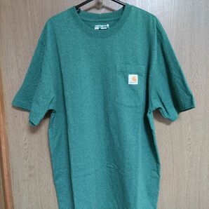 古着　Carhartt　胸ポケットロゴ　Tシャツ