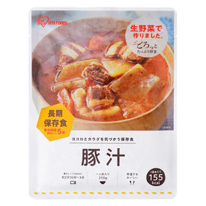 【保存食・非常食】ケース 災対食パウチ豚汁 250g×36個 / 賞味期限5年間