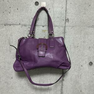 COACH コーチ レザートート　ショルダーバッグ　2WAY　F17090