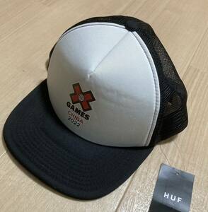 【送料無料】新品 HUF × X GAMES CHIBA 2022 エックスゲーム キャプ帽子 フリーサイズ