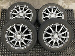 HONDA純正 155/65R14 4.5J +45 PCD100 アルミホイール4本セット