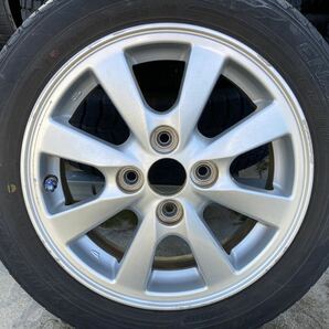 DAIHATSU純正 155/65R14 4.5J +45 PCD100 アルミホイール4本セットの画像5