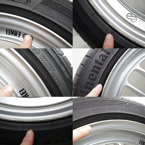 F-439(送料無料/代引きOK)中古 195/45R17 17ｘ7.5J 5H/114.3 ENKEI Racing RPF1 エンケイ レーシング 社外アルミ 軽量 夏タイヤの画像4