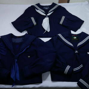 9 千葉方面 冬 セーラー服 色々 計5点 (検 ブレザー 中学 高校 女子校 私立 制服 学生服 お嬢様 JK JC 県立 女子学院 女学館 女子学園 附属の画像1