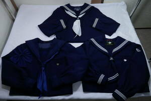 9 千葉方面 冬 セーラー服 色々 計5点 (検 ブレザー 中学 高校 女子校 私立 制服 学生服 お嬢様 JK JC 県立 女子学院 女学館 女子学園 附属