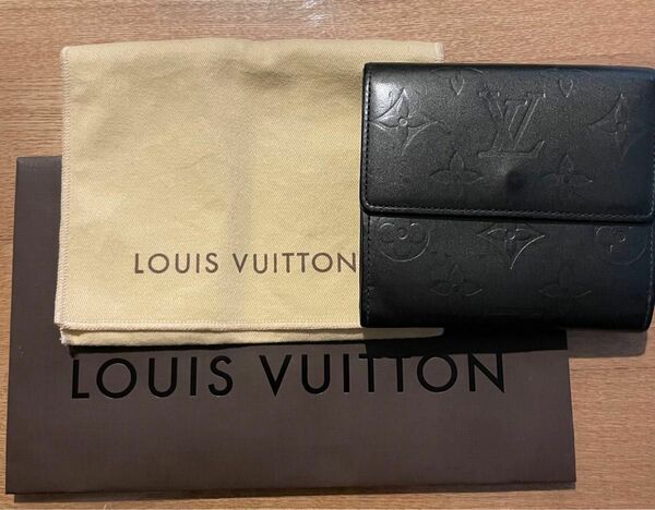LOUIS VUITTON 二つ折り財布 モノグラムマット（収納袋付き）