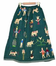 ナガ族 刺繍 スカート タイ ミャンマー 民族 新品未使用_画像1