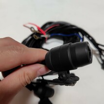 8【EDR-21G】☆通電確認動作確認済　ドラレコ　前後カメラ　バイク用　ミツバ　検索用　ドライブレコーダー　デイトナ　ミオ　_画像4