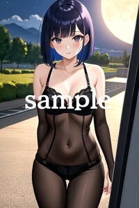 No.A-0694【全て1点もの】A4サイズ 美女ポスター 高品質光沢紙 イラスト アート コスプレ セクシー 水着 制服 下着 美女 巨乳 美乳 美尻