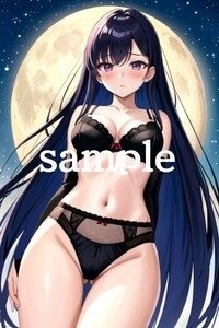 No.A-0568【全て1点もの】A4サイズ 美女ポスター 高品質光沢紙 イラスト アート コスプレ セクシー 水着 制服 下着 美女 巨乳 美乳 美尻