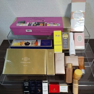 香水 コスメまとめて CHANEL Citizen Dior L'OCCITANE NINA RICCI 花王など合計21個