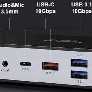 USB-Cドッキングステーション / HDMI(4Kモニター出力)、LAN、USB-A・C、PD充電100wなど多彩 重宝・良好!!の画像5