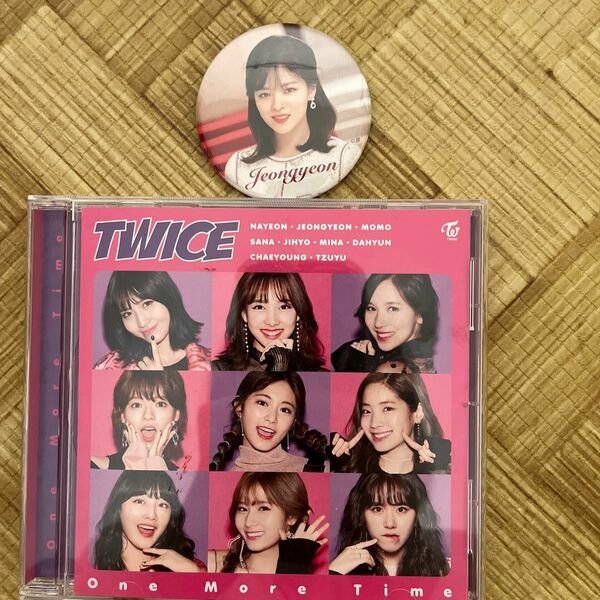 TWICE one more time CD ジョンヨン 缶バッジ