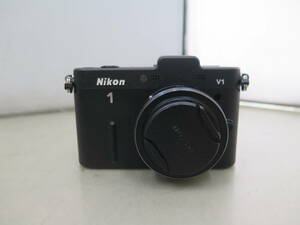 1円～△●Nikon ニコン1 V1 ミラーレス一眼 レンズ 10㎜ 1:2.8付