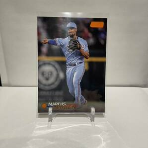 2023 topps stadium club baseball base orange foil ベースカード Marcus Semien 199枚限定の画像1