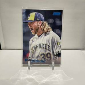 2023 topps stadium club baseball base blue foil ベースカード Corbin Burnes 50枚限定の画像1