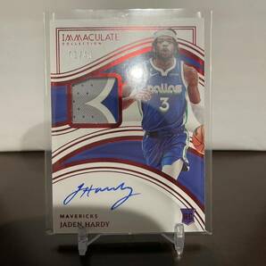 2022-23 panini immaculate basketball rookie patch autographs パッチ 直筆サイン Jaden Hardy 49枚限定の画像1