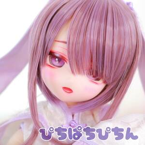 Art hand Auction 【ぴちぱちぴちん】DDH-29カスタムヘッド セミホワイト肌※開口, ソフビ盛り, おまけ追視アイ2種, 人形, キャラクタードール, ドルフィードリーム, パーツ