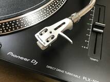 Pioneer DJ ダイレクトドライブターンテーブル PLX-500-K　超美品　完動品　カートリッジ付き_画像6