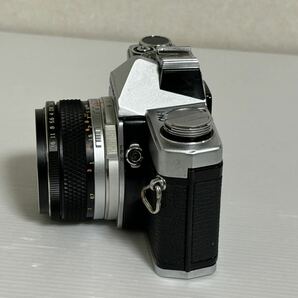 ② OLYMPUS オリンパス OM-1 OM-SYSTEM F.ZUIKO AUTO-S 50mm 1:1.8 一眼レフフィルムカメラ フード付きの画像2