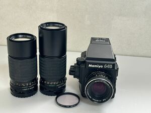  Mamiya Mamiya M645 SUPER lens 3 pcs set 80mm 1:2.8 210mm 300mm medium size film camera 