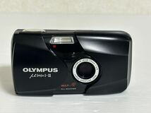 OLYMPUS オリンパス mju μ II ミューⅡ ブラック コンパクトフィルムカメラ_画像1