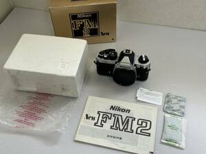 Nikon ニコン New FM2 後期型 一眼レフフィルムカメラ 未使用品に近い