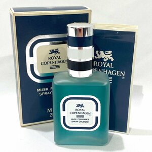 未使用 ROYAL COPENHAGEN MUSK FRAGRANCE SPRAY COLOGNE ロイヤル コペンハーゲン ムスクフレグランススプレーコロン 25ml 箱付 現状 S2527