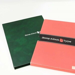 切手アルバム Bタイプ 緑 Stamp Album B Type 切手ストックブック 切手ブック 現状品　S2518