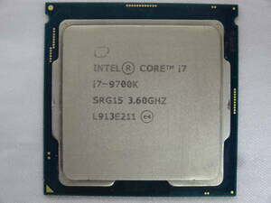 ★Intel /CPU Core i7-9700K 3.60GHz 起動確認済み★