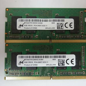 ☆Micron PC4-2400T 4GB×2枚 BIOS確認済☆８の画像1