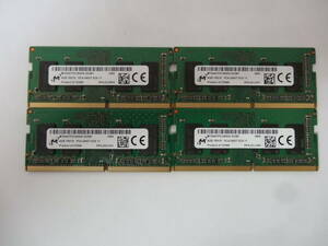 ☆Micron PC4-2400T 4GB×4枚 BIOS確認済☆⑨