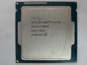 ★Intel /CPU Core i7-4770 3.40GHz 起動確認済み！★ジャンク！！