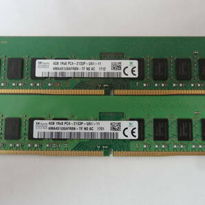 ☆SK hynix PC4-2133P 4GB×2枚 BIOS確認済☆3の画像1