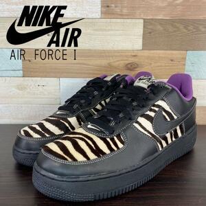 WMNS AIR FORCE 1 307109-001 （ブラック/ブラック/ヒヤシンス/ライトボーン）