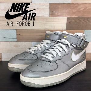 NIKE AIR FORCE 1 MID SC ナイキ エア フォース ワン ミッド SC メタリックシルバー 27.5cm U09460 630136-014